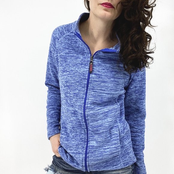 Cold Storage Jackets & Blazers - COLD STORAGE Blue Zip-Up Fleece Size Small